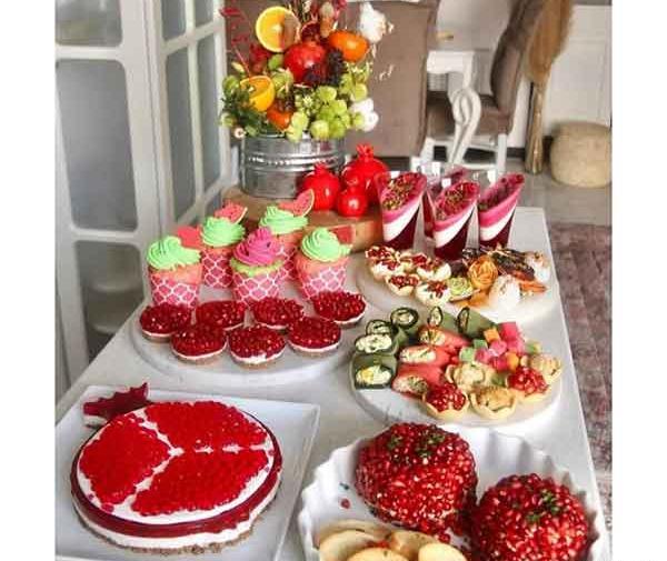 عکس تزیین ساده شب یلدا