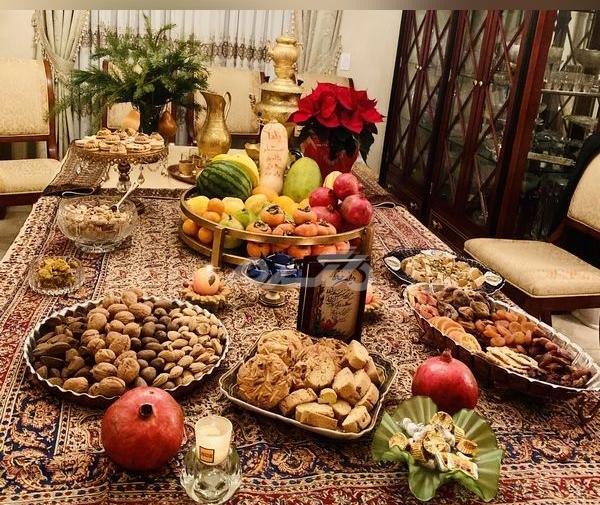 عکس تزیین ساده شب یلدا