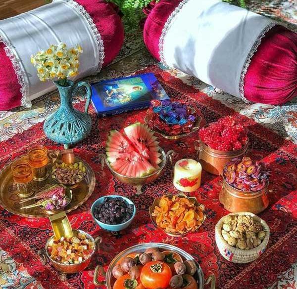 عکس تزیین ساده شب یلدا