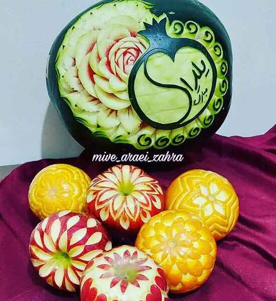 عکس تزیین ساده شب یلدا