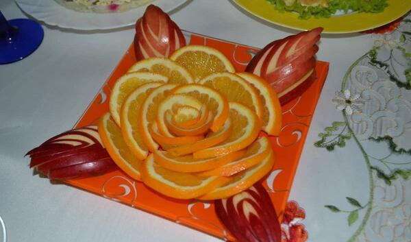 عکس میوه آرایی ساده شب یلدا