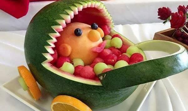 عکس میوه آرایی ساده شب یلدا