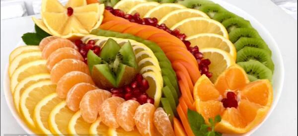 عکس میوه آرایی ساده شب یلدا