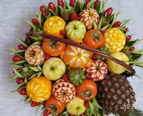 عکس میوه آرایی ساده شب یلدا