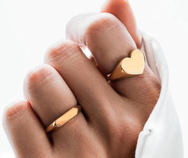 عکس حلقه طلایی ساده