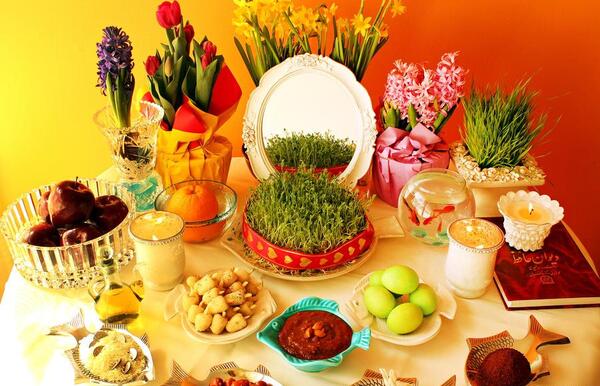 عکس سفره ساده عید
