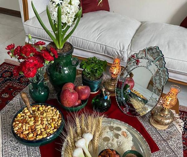 عکس سفره ساده عید