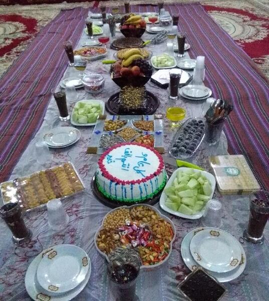 عکس سفره ساده عید