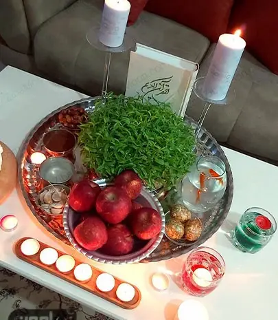 عکس سفره ساده عید