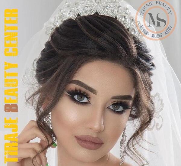 عکس ارایش عروس ساده و شیک