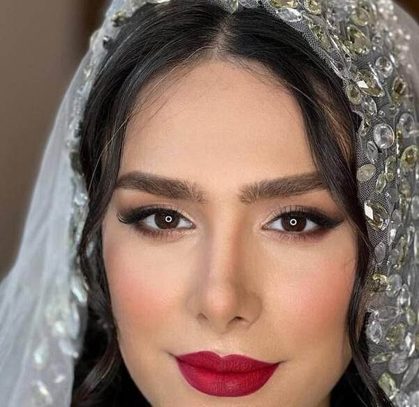 عکس ارایش عروس ساده و شیک