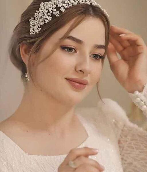 عکس ارایش عروس ساده و شیک