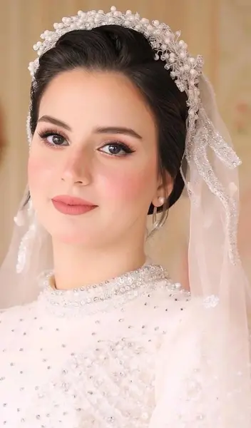 عکس ارایش عروس ساده و شیک