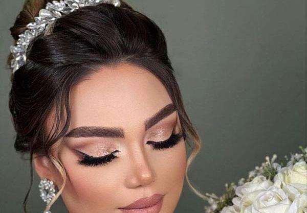 عکس ارایش عروس ساده و شیک