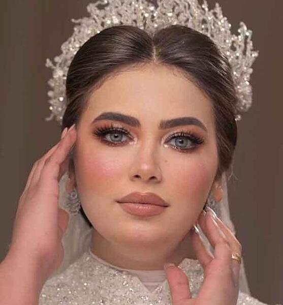عکس ارایش عروس ساده و شیک