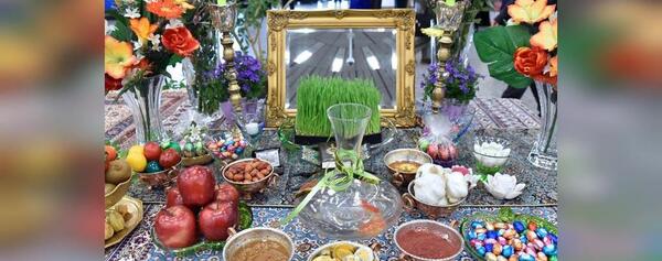عکس سفره عید نوروز ساده
