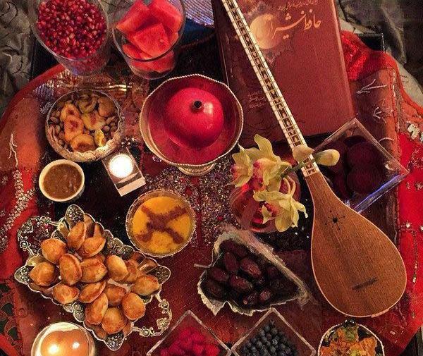 عکس سفره شب یلدا با کیفیت بالا