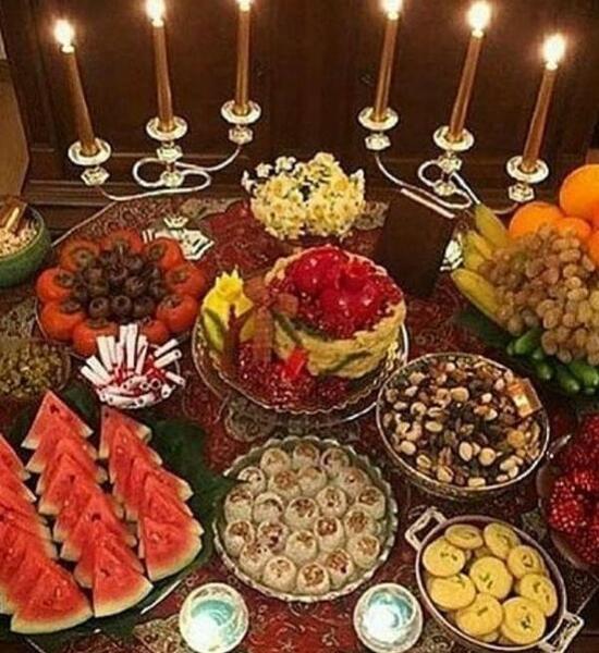 عکس سفره شب یلدا با کیفیت بالا