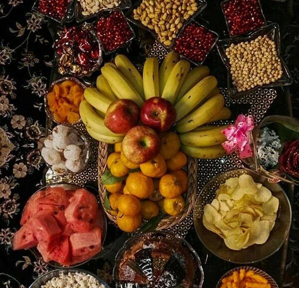 عکس سفره شب یلدا با کیفیت بالا
