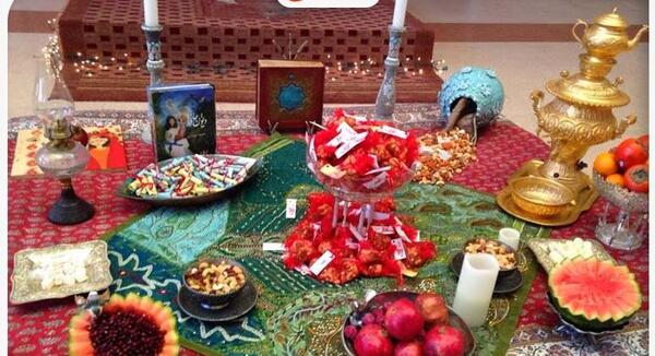 عکس سفره شب یلدا با کیفیت بالا
