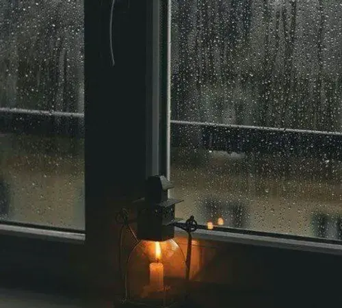 عکس شب بارانی پاییزی