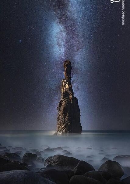عکس شب پر ستاره