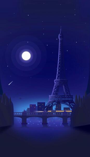 عکس از شب پاریس