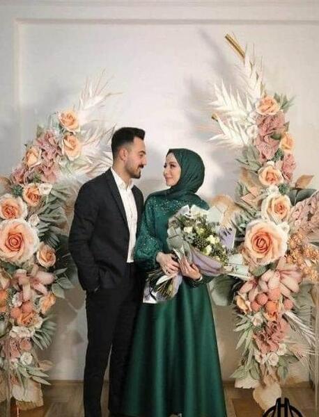 عکس عروس داماد شب حنابندان