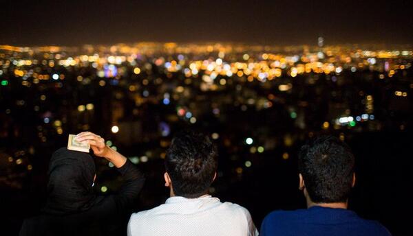عکس شب بام تهران