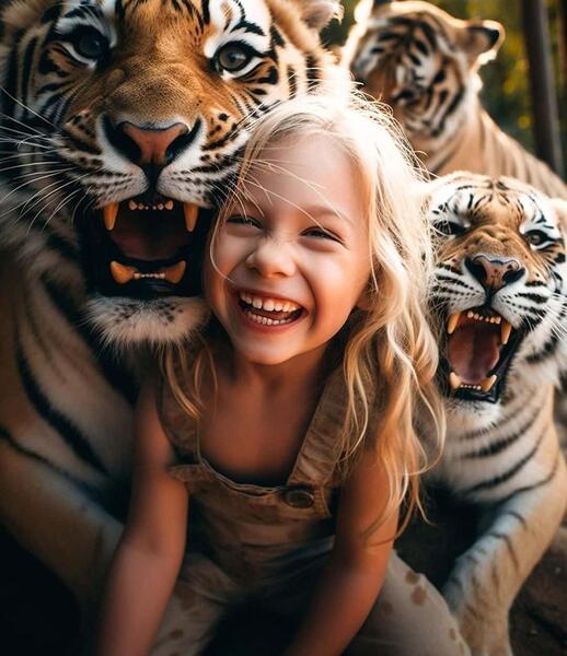 عکس شیر بچه ها