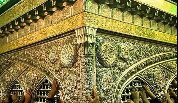 عکس از ضریح امام رضا علیه السلام