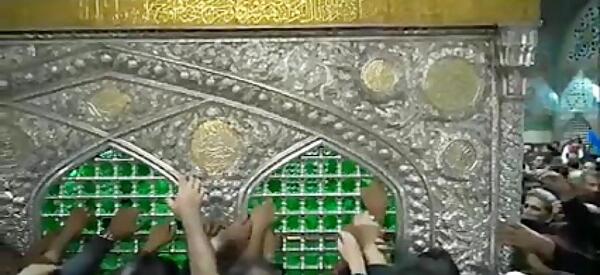 عکس از ضریح امام رضا علیه السلام