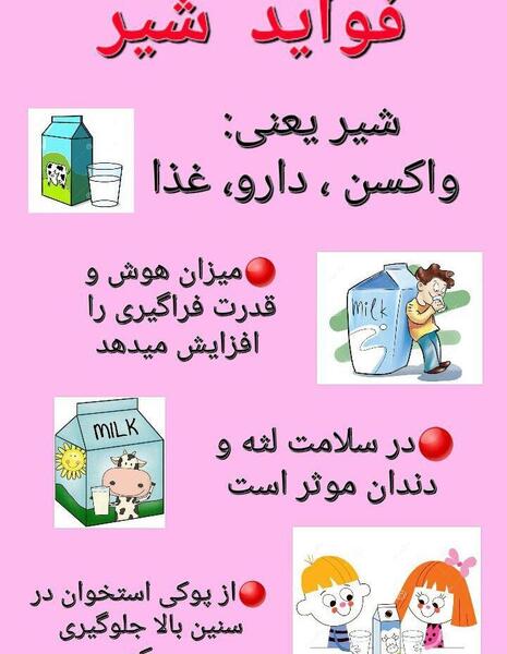 عکس نقاشی شیر پاستوریزه