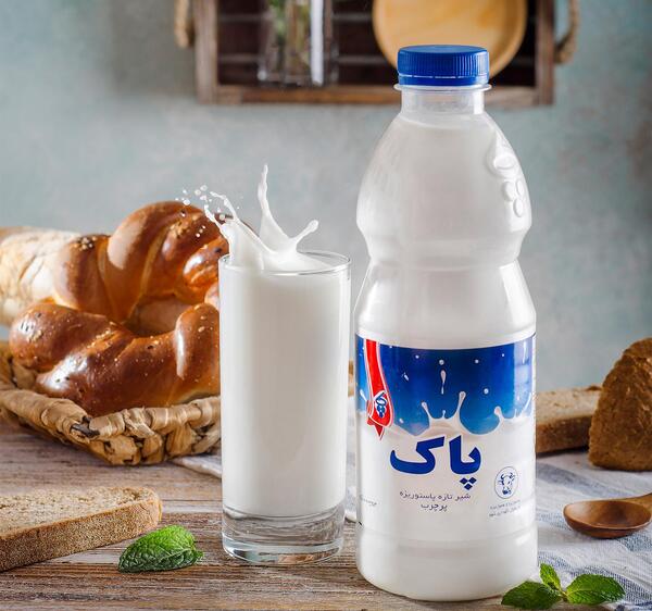 عکس از شیر پاستوریزه