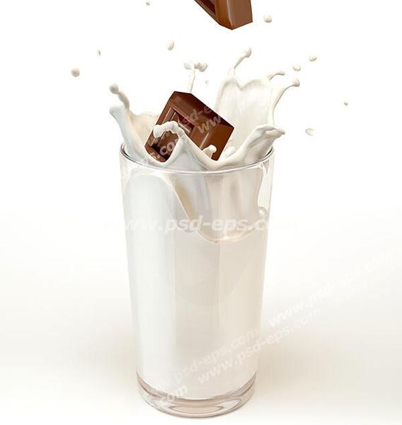 عکس شیر و شکلات