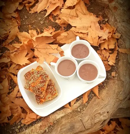 عکس شیر و شکلات