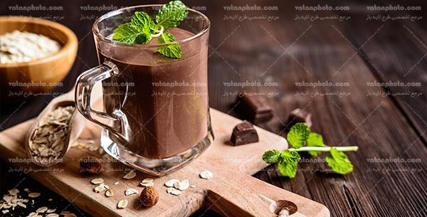عکس شیر و شکلات