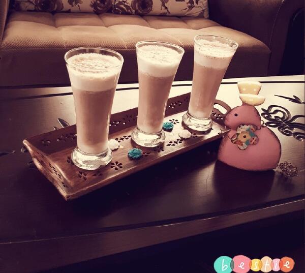 عکس شیر موز شکلاتی