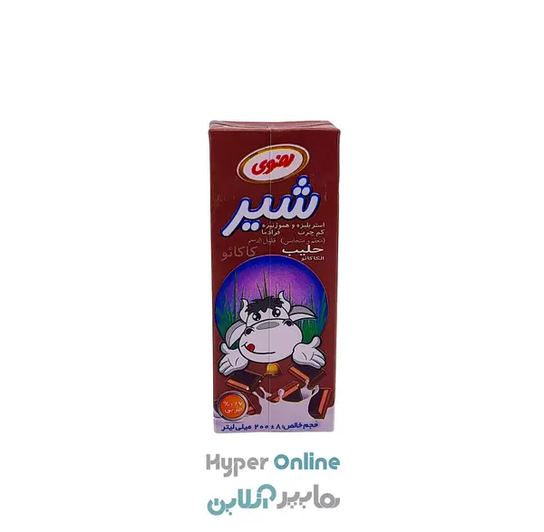 عکس شیر کاکائو کارتونی