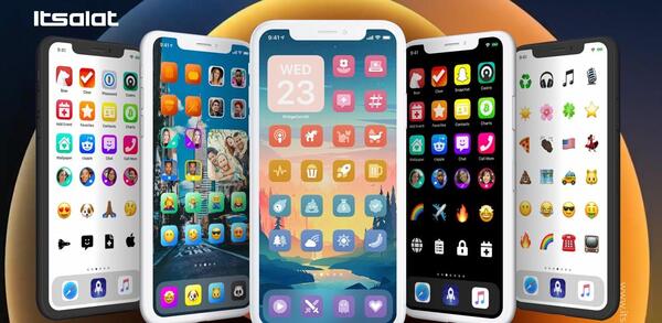 تغییر عکس صفحه گوشی اپل