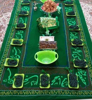 عکس های سفره صلوات