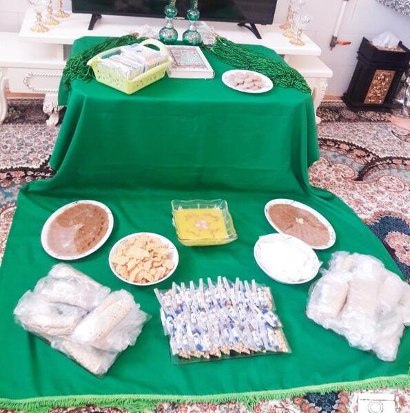 عکس های سفره صلوات