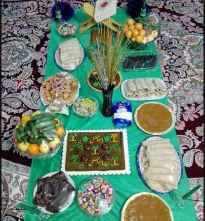 عکس سفره صلوات نذری