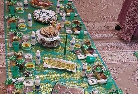 عکس سفره صلوات نذری