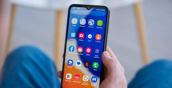 عکس صفحه گوشی سامسونگ a14