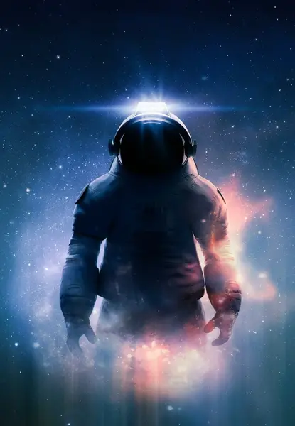 عکس صفحه گوشی فضانورد
