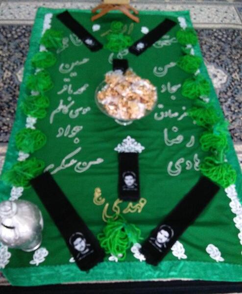 عکس سفره صلوات امام رضا