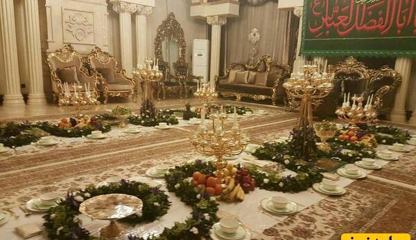 عکس سفره صلوات امام رضا