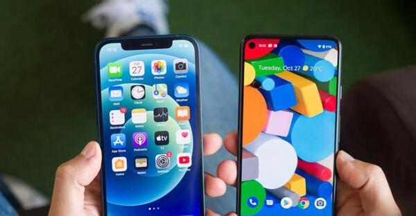 عکس صفحه ی اصلی گوشی اپل