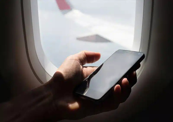 عکس صفحه گوشی هواپیما